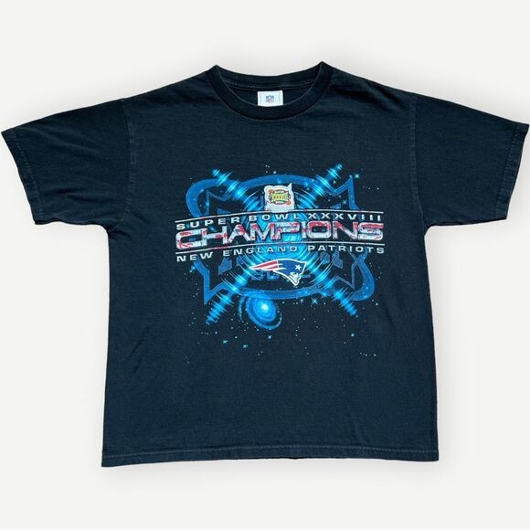 NFL New England Patriots 2003 Super Bowl Champions T-Shirt. Tee. 14/16. 14. 16. - Picture 1 of 8